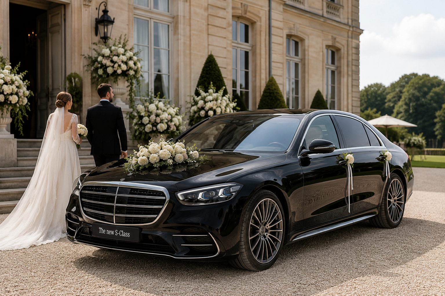 Chauffeur privé pour mariage à Paris et en Île-de-France